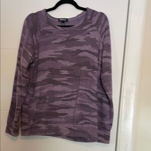 Purple Camo Sweater